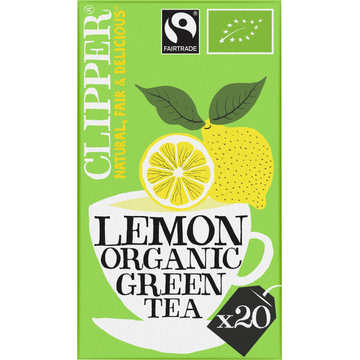 Clipper Lemon Organic Green Tea - JUMBO