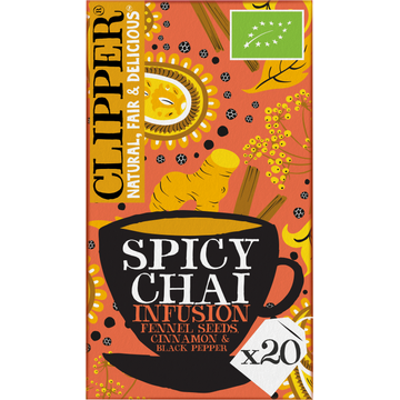 Clipper Spicy Chai Organic Infusion - JUMBO