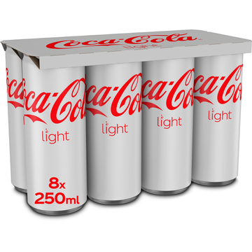 Coca-Cola Light 8 x 250 ml - JUMBO