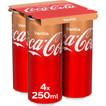 Coca-Cola Vanilla 4 x 250 ml - JUMBO