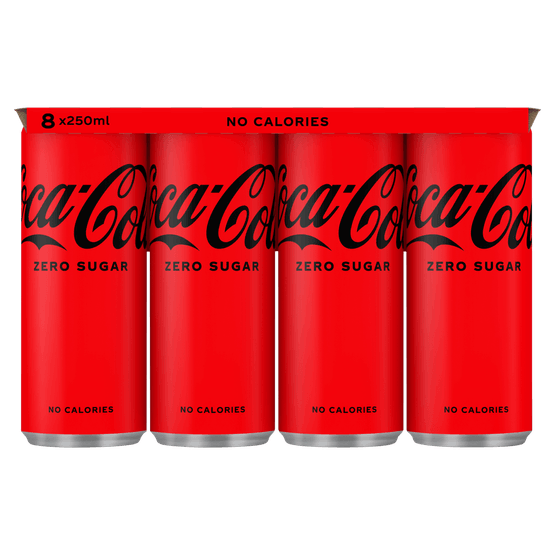 Coca-Cola Zero 8x25 cl - Dirk