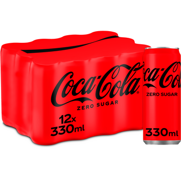 Coca-Cola Zero Sugar 12 x 330 ml - JUMBO