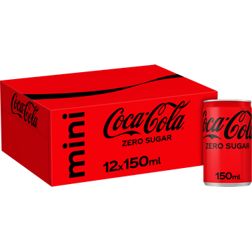 Coca-Cola Zero Sugar Mini 12 x 150 ml - JUMBO