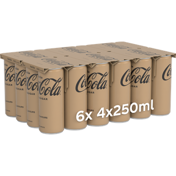 Coca-Cola Zero Sugar Vanilla 4 x 250 ml - JUMBO