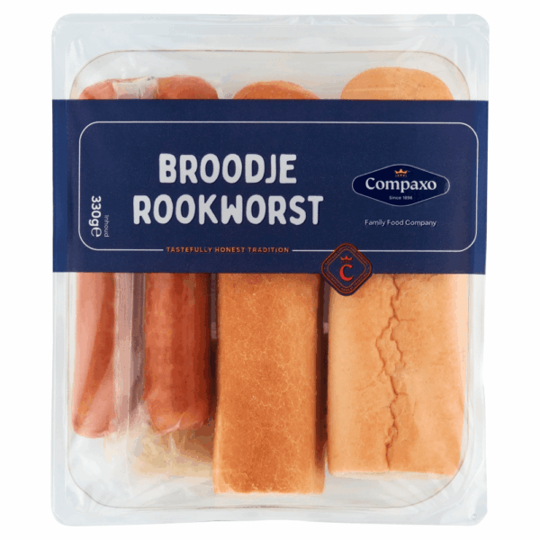 Compaxo Broodje rookworst - PLUS
