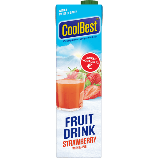 CoolBest Fruitdrink strawberry - Dirk