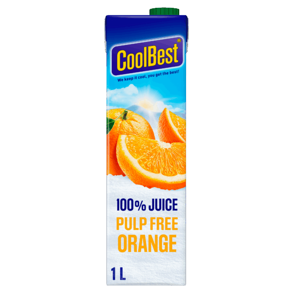 Coolbest Sap Premium Orange Pulp Free - PLUS