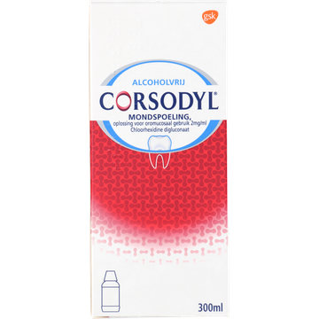 Corsodyl Mondspoeling 2 mg/ml - JUMBO