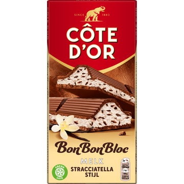 Côte d'Or BonBonBloc Chocoladereep Vanille - JUMBO