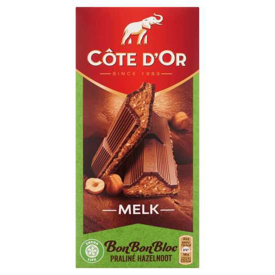 Côte d'Or Bonbonbloc praline melk noten - Dirk