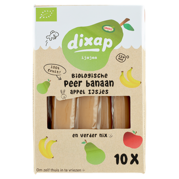 Covelt Dixap Biologische Peer Banaan Appel Ijsjes - JUMBO