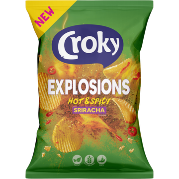 Croky Chips Explosions Hot & Spicy Sriracha - JUMBO