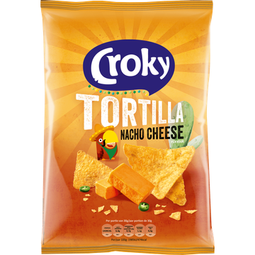 Croky Tortilla Nacho Cheese Flavour - JUMBO