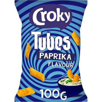 Croky Tubes Paprika Flavour - JUMBO
