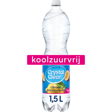 Crystal Clear Koolzuurvrij Citroen Passievrucht - JUMBO