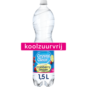 Crystal Clear Koolzuurvrij Cranberry Limoen - JUMBO