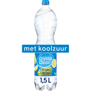 Crystal Clear Sparkling Lemon Cactus Fles 1