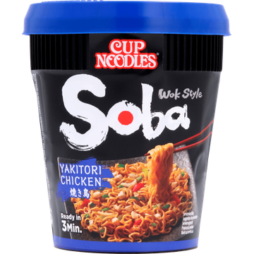 Cup Noodles Soba Wok Style Yakitori Chicken - JUMBO