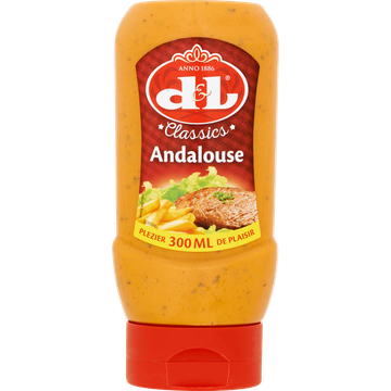 D&L Classic Andalouse Saus Knijpfles - JUMBO