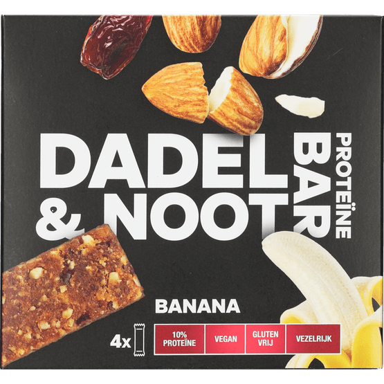 Dadel & Noot Banaan proteïne 4 stuks - Dirk