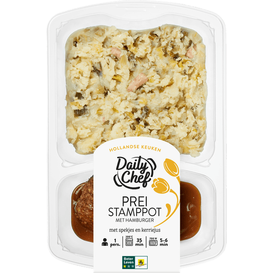 Daily Chef Preistamppot hamburger met jus - Dirk