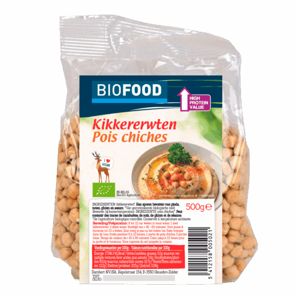 Damhert Biofood Kikkererwten bio - PLUS