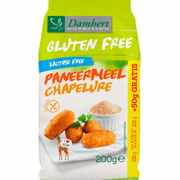 Damhert Gluten Free Paneermeel - PLUS