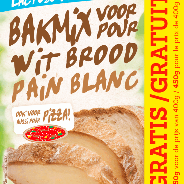 Damhert Glutenvrije Bakmix Wit Bio - PLUS