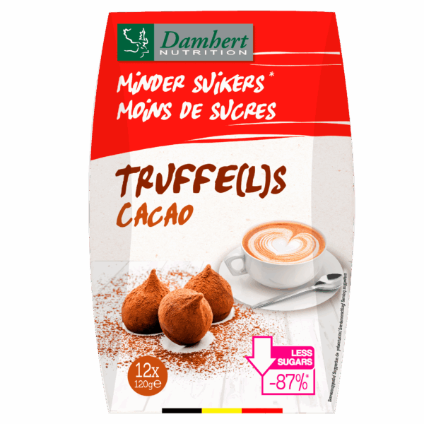 Damhert Minder Suikers Truffels Cacao - PLUS