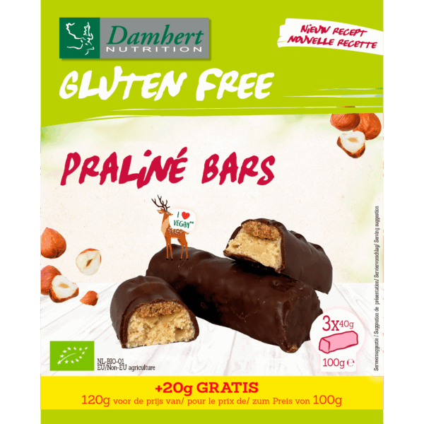 Damhert Praliné repen glutenvrij - PLUS