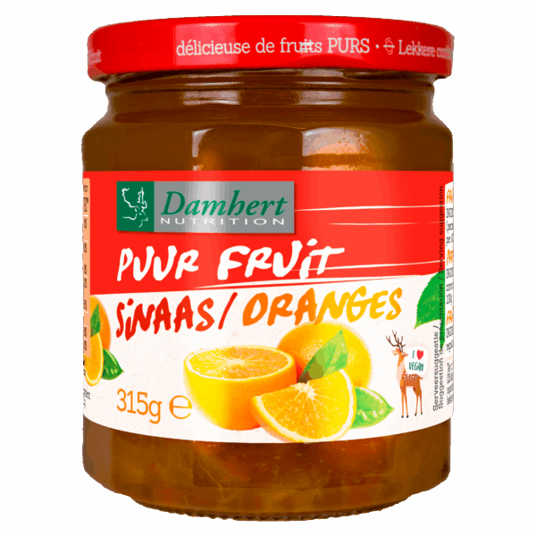 Damhert Puur Fruit Confituur Sinaas - PLUS