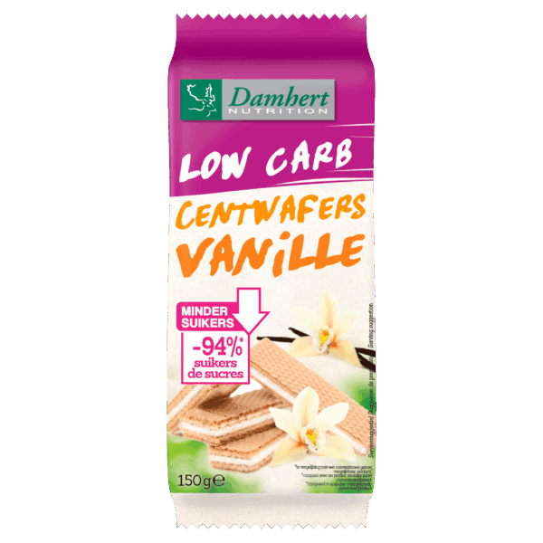 Damhert Tagatesse Centwafels Vanille - PLUS