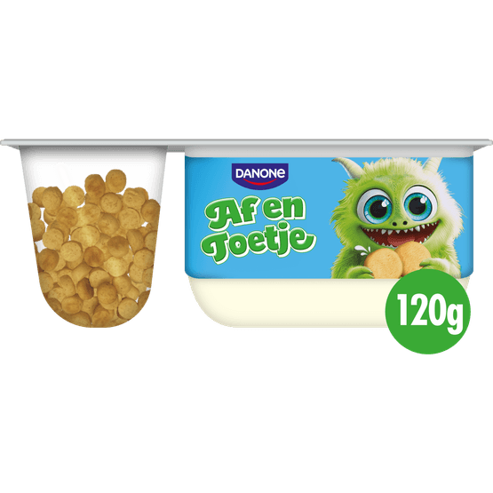 Danone Af en toetje vanilleyoghurt tarwekoekjes - Dirk