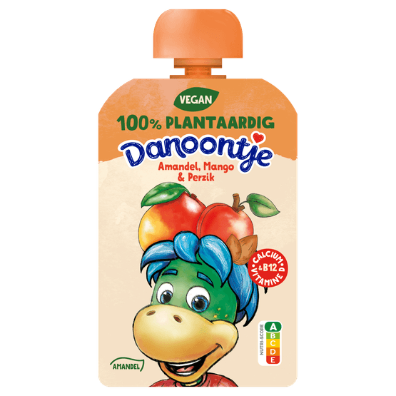 Danoontje Plantaardig Tussendoortje Knijpyoghurt Amandel
