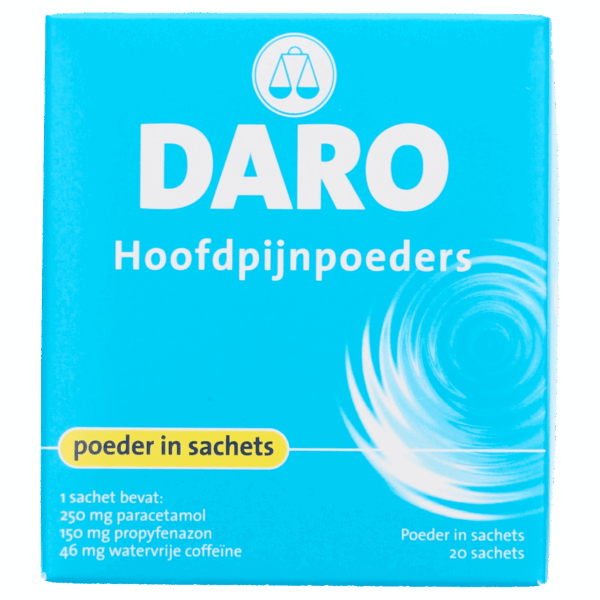 Daro Hoofdpijnpoeder extra - PLUS