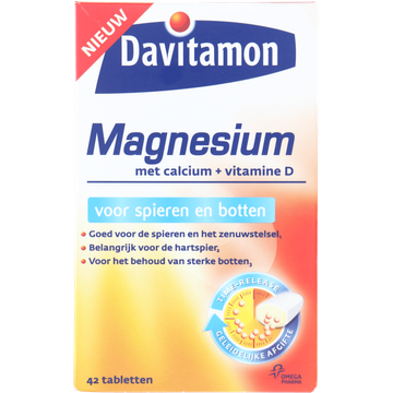 Davitamon Magnesium tabletten voor spieren en botten - JUMBO