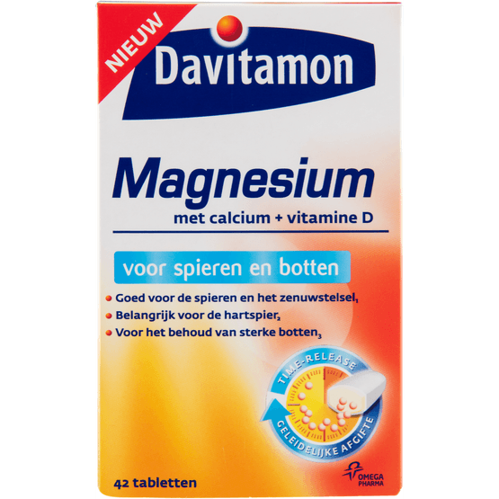 Davitamon Magnesium tabletten voor spieren en botten - Dirk