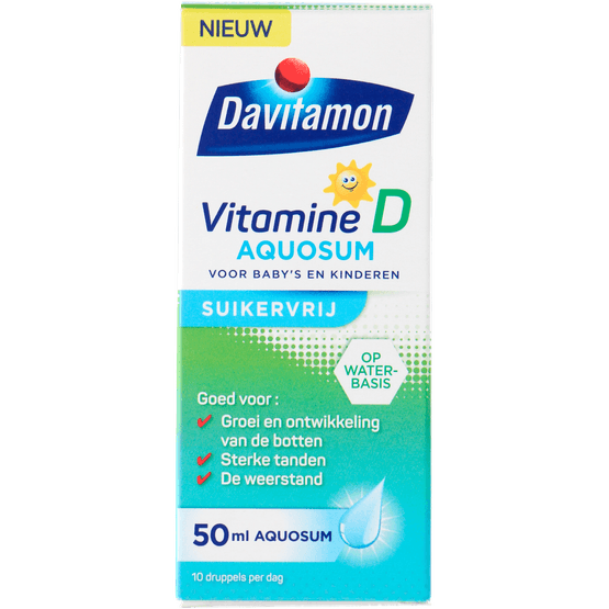 Davitamon Vitamine D Aquosum Suikervrij - Dirk