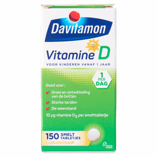 Davitamon Vitamine D kind 150 smelttablet - PLUS