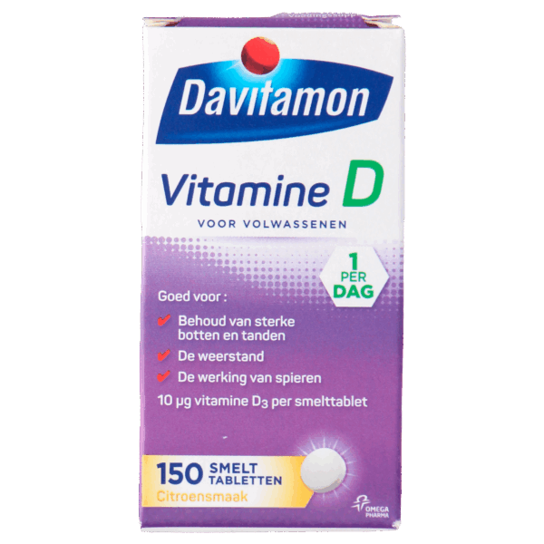 Davitamon Vitamine D smelttablet - PLUS