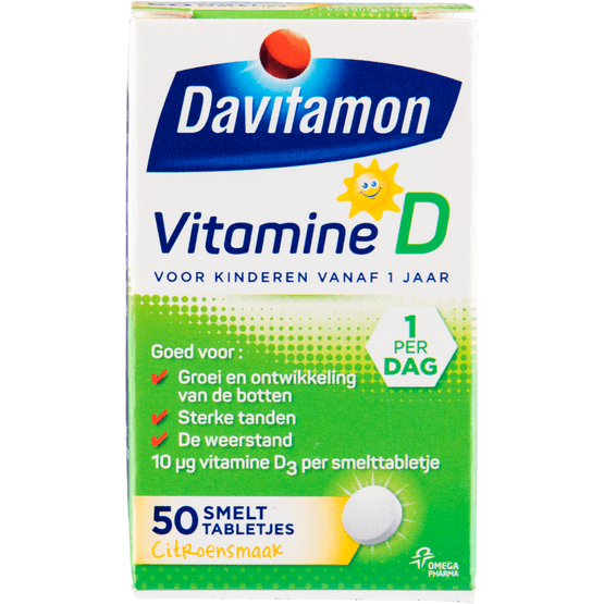 Davitamon Vitamine D smelttabletten kinderen - Dirk