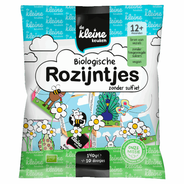 De Kleine Keuken 12+ Rozijnen Biologisch - PLUS