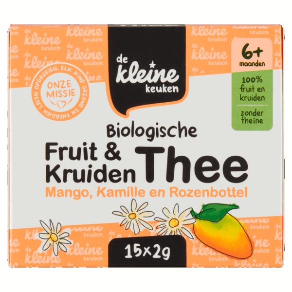 De Kleine Keuken Bio Mango Thee 6+ - PLUS