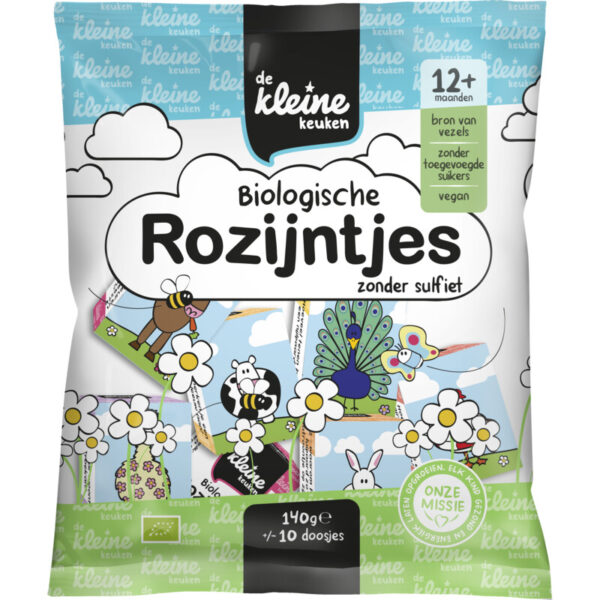 De Kleine Keuken Biologische Rozijntjes 12m+ - Albert Heijn