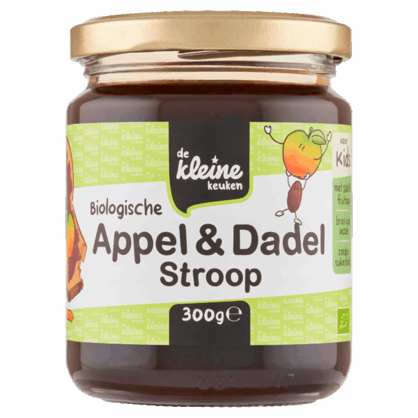De Kleine Keuken Biologische Stroop Appel & Dadel - PLUS