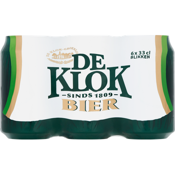 De Klok - Pils - Blik - 330ML - JUMBO