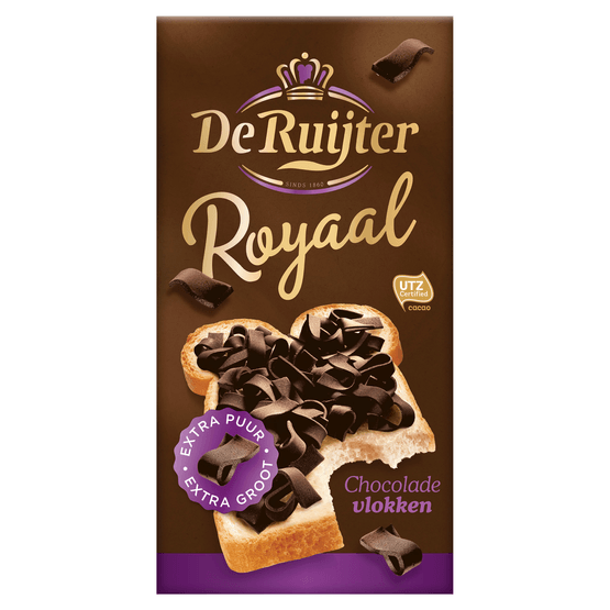 De Ruijter Chocoladevlokken royal puur - Dirk
