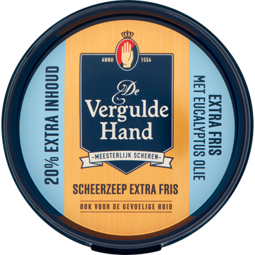 De Vergulde Hand Scheerzeep Extra Fris - JUMBO