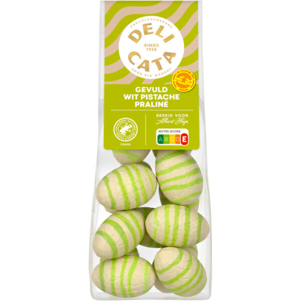 Delicata Paaseitjes gevuld wit pistache praliné - Albert Heijn