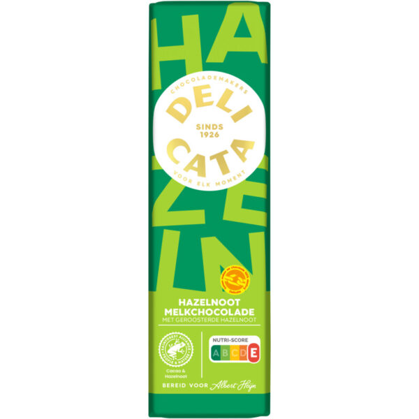 Delicata Reep Melkchocolade met Hazelnoot - Albert Heijn